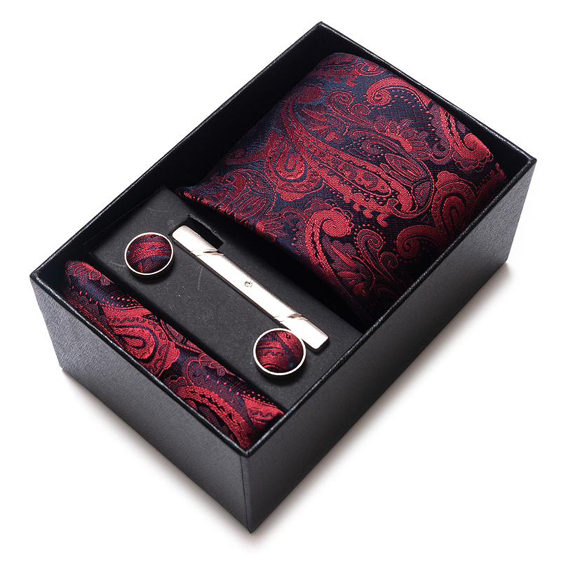 Men'S Accessories Gift Set Branded - Брендовая классическая праздничная подарочная коробка, носовой