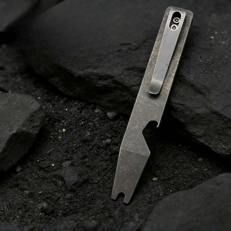 Keychain Multi Tool - Титановый мультитул-рычаг EDC: открывалка для бутылок,
