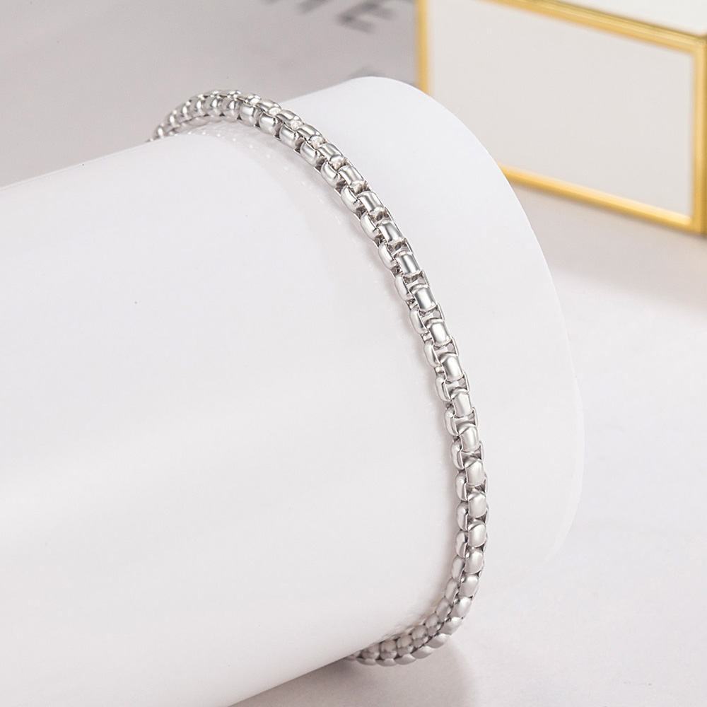 Men Accessories Chain And Bracelet - Унисекс браслет-манжета из стерлингового серебра 925