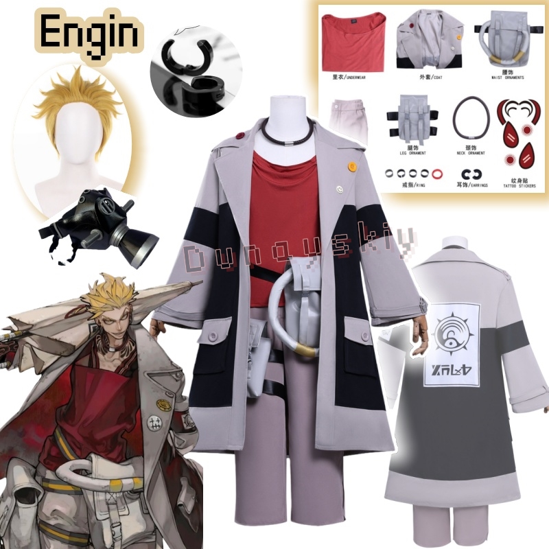 Men Accessories Hk - Костюм для косплея аниме Gachiakuta Enji: