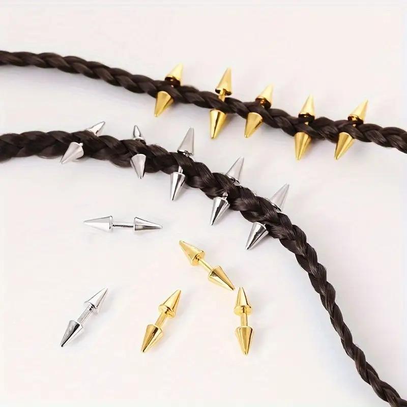 Tie Clip Set - 5pcs Set Spiked клипы для волос