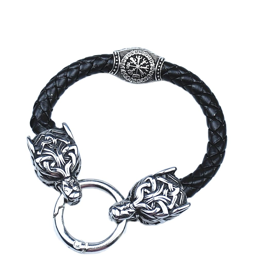 Men Accessories Ring And Bracelet - Браслеты из нержавеющей стали с головой