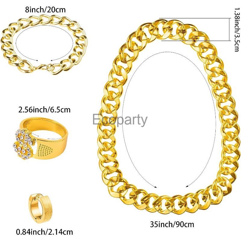 80-х 90-х годов хип-хоп костюм – обзор и цена Men Accessories Ring And Bracelet