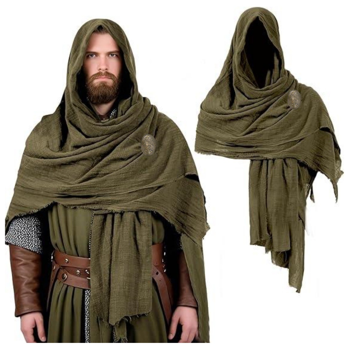 Средневековый плащ с капюшоном – обзор и цена Medieval Men'S Accessories