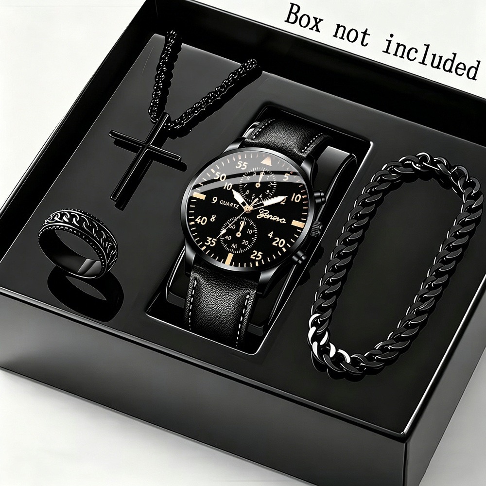 Элегантный набор из 4 предмето – обзор и цена Men Accessories Ring And Bracelet