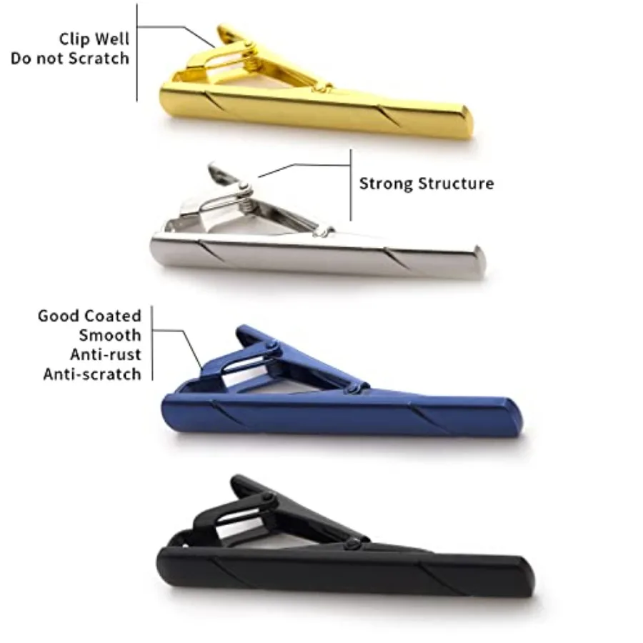Набор из 4 зажимов для галстук – обзор и цена Men Accessories Gift