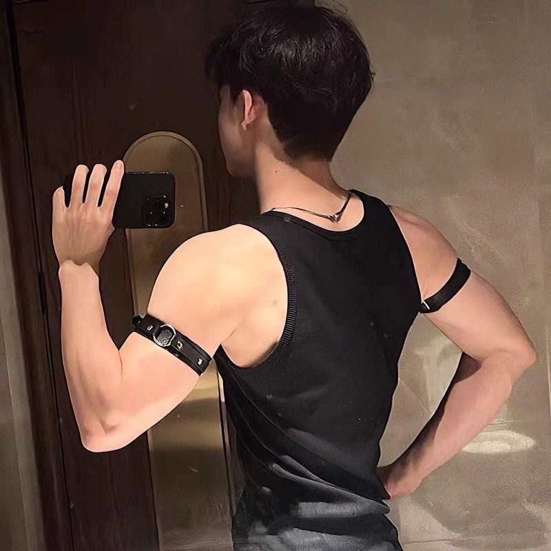 Кожаный нарукавник для мужчин, – обзор и цена Men Accessories Ring And Bracelet
